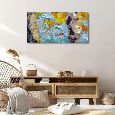 Abstract color explosion Canvas Wall art