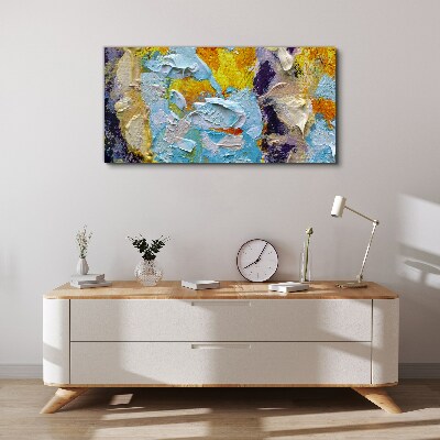 Abstract color explosion Canvas Wall art