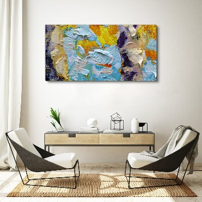 Abstract color explosion Canvas Wall art