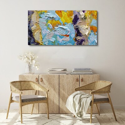 Abstract color explosion Canvas Wall art