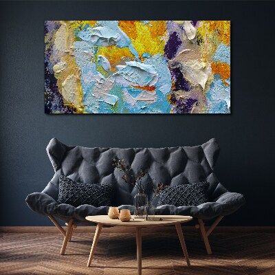 Abstract color explosion Canvas Wall art
