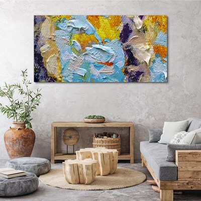 Abstract color explosion Canvas Wall art