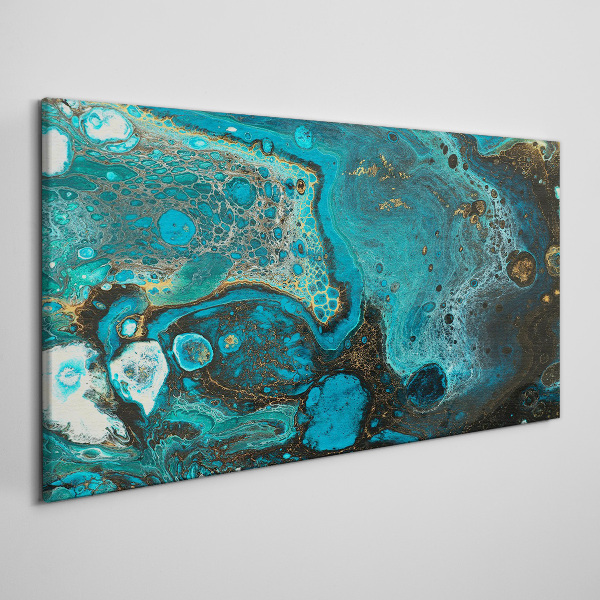 Ocean swirls of colors Canvas Wall art