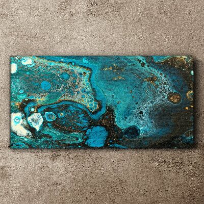 Ocean swirls of colors Canvas Wall art