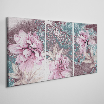 Flowers flowers plants Canvas Wall art