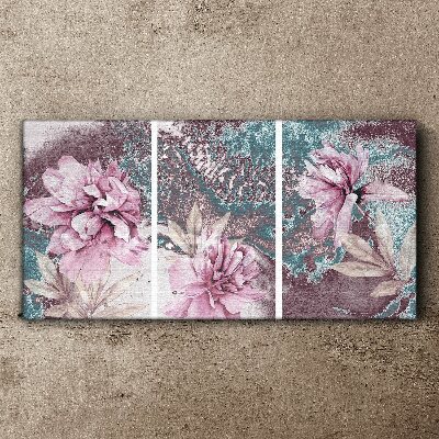 Flowers flowers plants Canvas Wall art