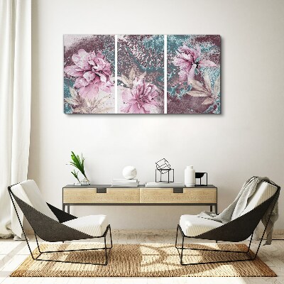 Flowers flowers plants Canvas Wall art