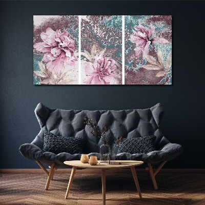 Flowers flowers plants Canvas Wall art