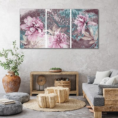 Flowers flowers plants Canvas Wall art