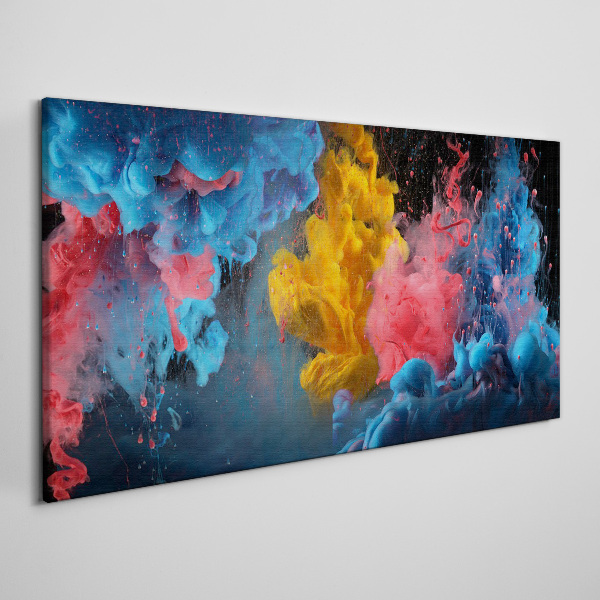 Colorful explosions of emotions Canvas Wall art