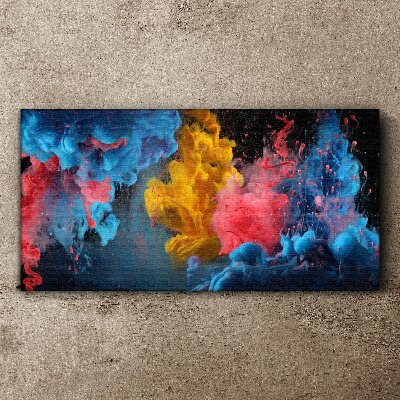 Colorful explosions of emotions Canvas Wall art