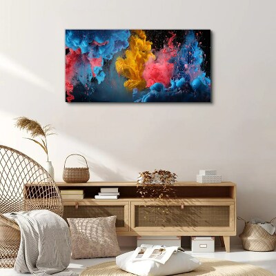 Colorful explosions of emotions Canvas Wall art