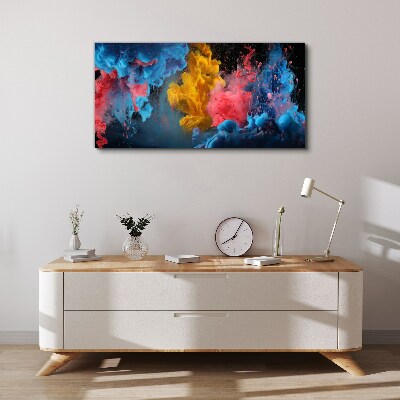 Colorful explosions of emotions Canvas Wall art