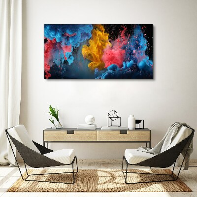 Colorful explosions of emotions Canvas Wall art