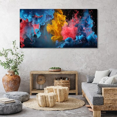 Colorful explosions of emotions Canvas Wall art