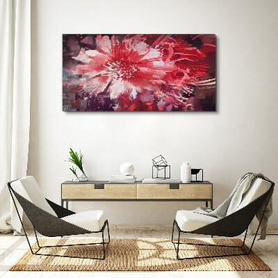 Abstract flowers plant Canvas Wall art