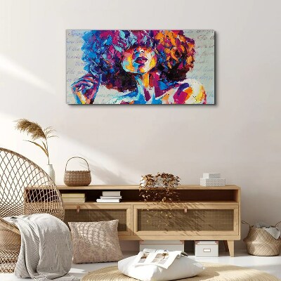 Colorful Portrait Expression Canvas Wall art