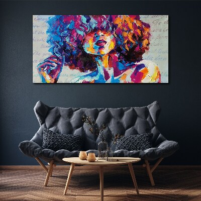 Colorful Portrait Expression Canvas Wall art