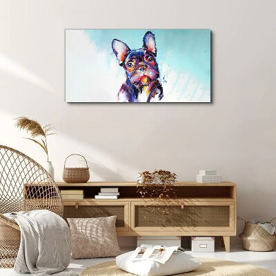 Abstraction pet dog Canvas Wall art