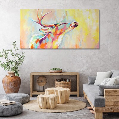 Animal deer abstraction Canvas Wall art