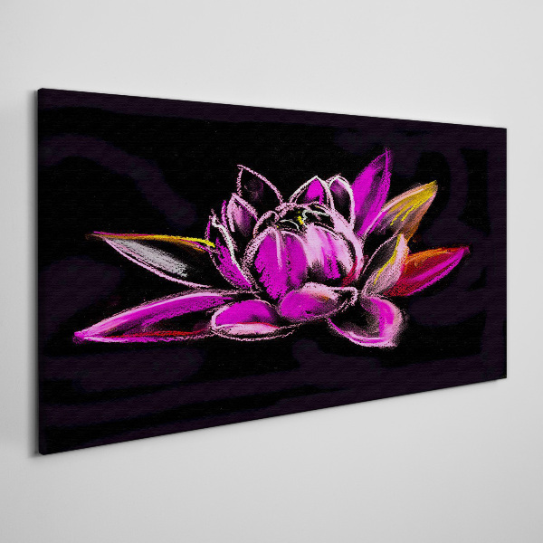 Abstract flowers Canvas Wall art