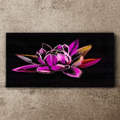 Abstract flowers Canvas Wall art