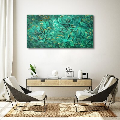 Abstract flower plants Canvas Wall art