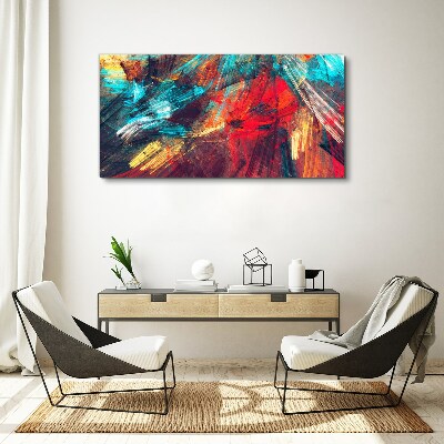 Dynamic explosion of colors Canvas Wall art