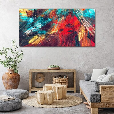 Dynamic explosion of colors Canvas Wall art