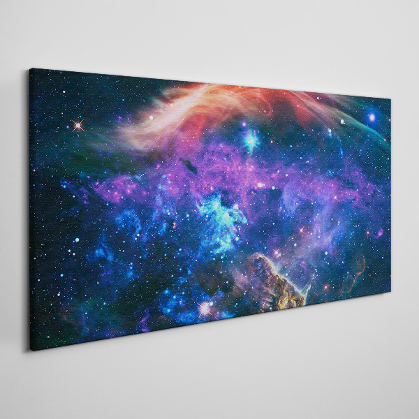 Cosmic Symphony of Colors Canvas Wall art