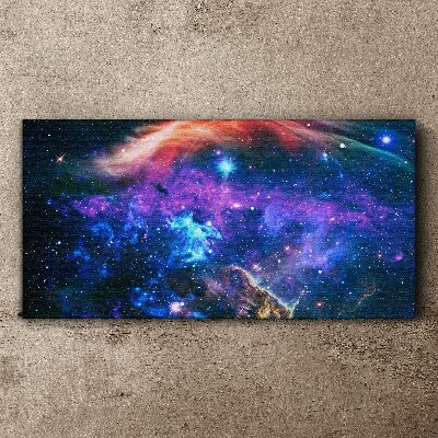 Space star night sky Canvas Wall art