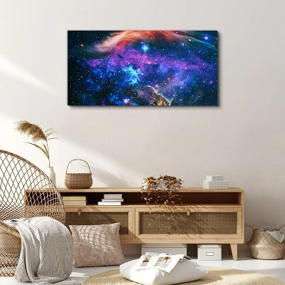 Cosmic Symphony of Colors Canvas Wall art
