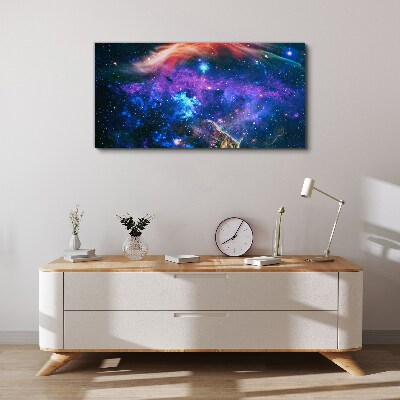 Cosmic Symphony of Colors Canvas Wall art