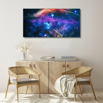Cosmic Symphony of Colors Canvas Wall art