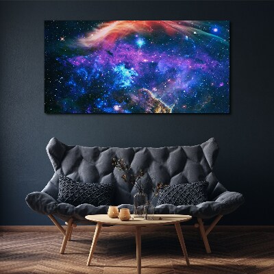 Cosmic Symphony of Colors Canvas Wall art