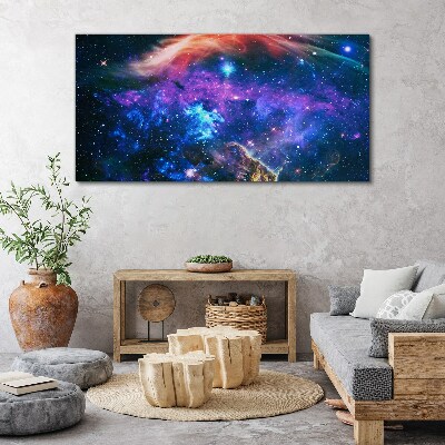 Cosmic Symphony of Colors Canvas Wall art