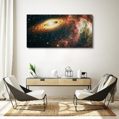 Space star night sky Canvas Wall art