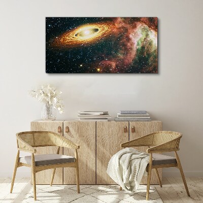 Cosmic galactic vortex Canvas Wall art