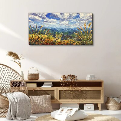 Summer mountain landscapes Canvas Wall art
