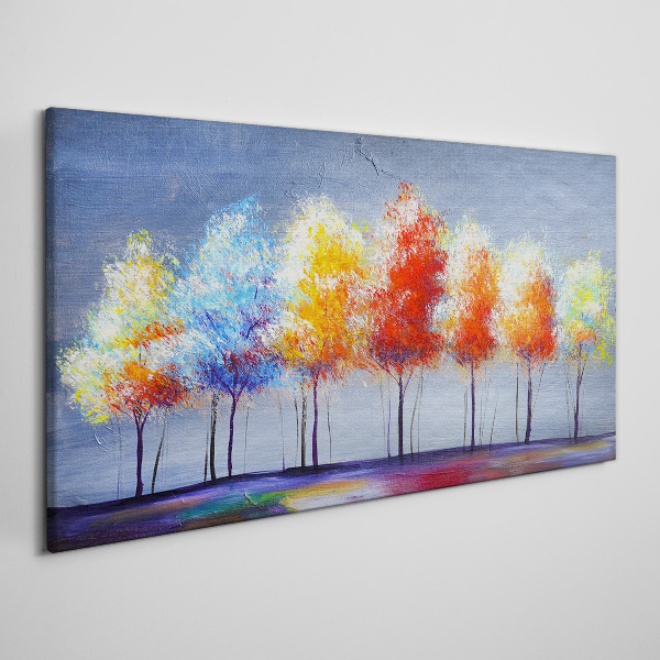 Autumn colors in the park Canvas Wall art