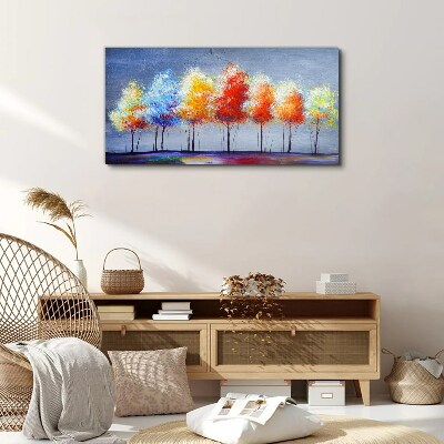 Autumn colors in the park Canvas Wall art