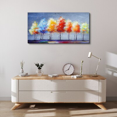 Autumn colors in the park Canvas Wall art