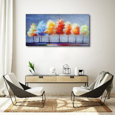 Autumn colors in the park Canvas Wall art