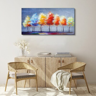 Autumn colors in the park Canvas Wall art