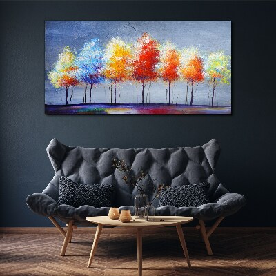 Autumn colors in the park Canvas Wall art