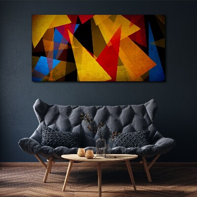 Color Geometry in Motion Canvas Wall art