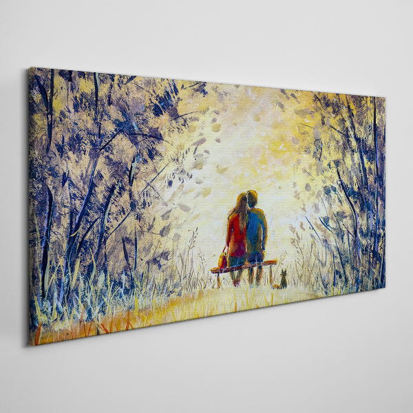 Love in the wind Canvas Wall art