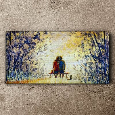 Love in the wind Canvas Wall art