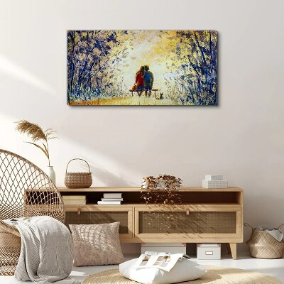 Love in the wind Canvas Wall art
