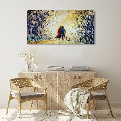 Love in the wind Canvas Wall art